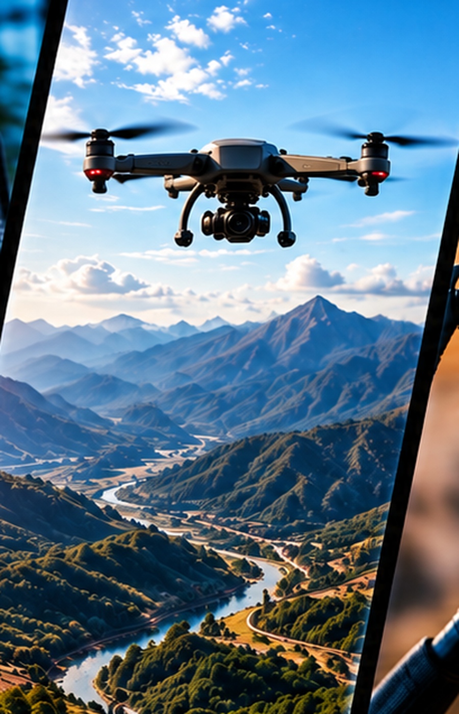 Producción con drone