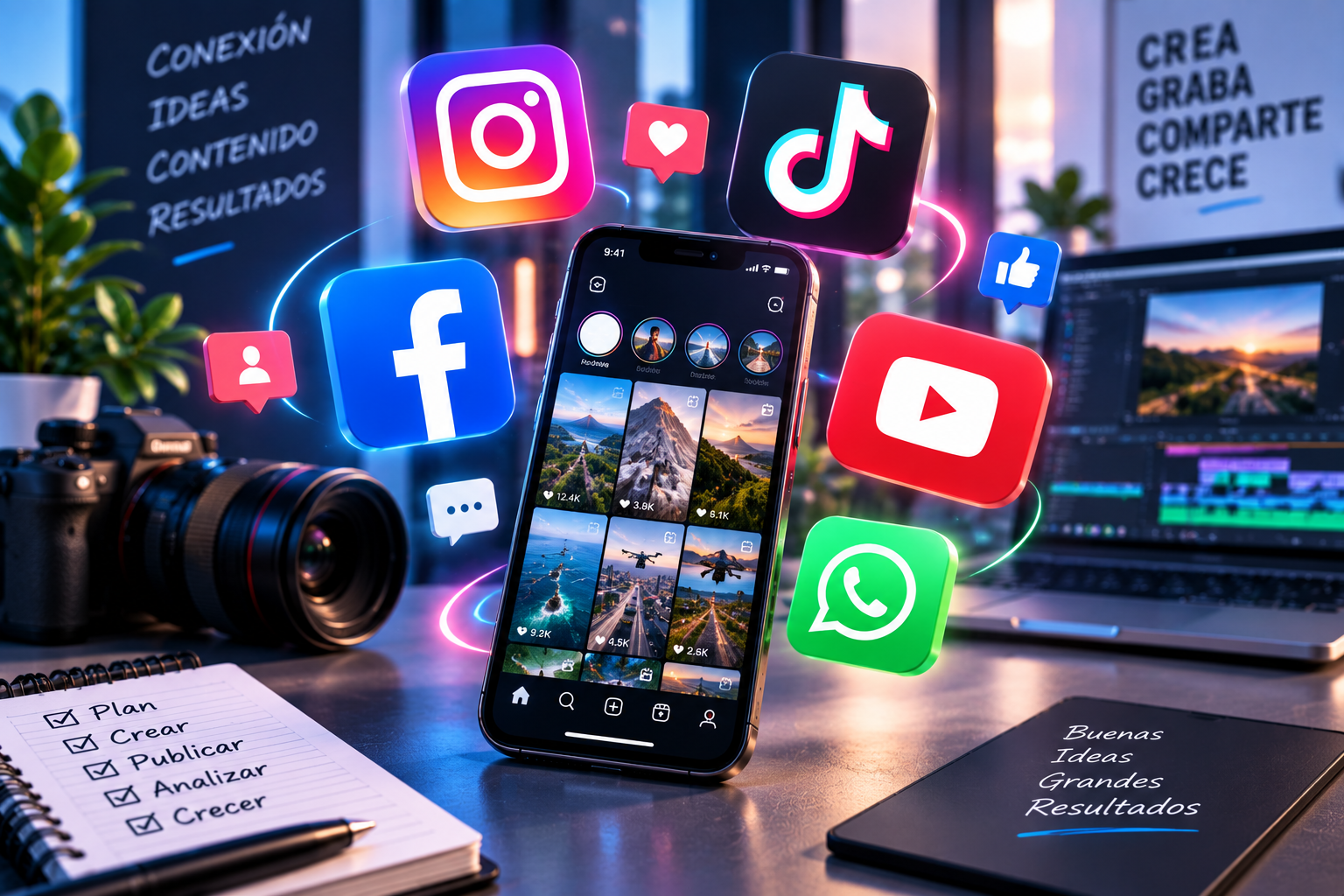 Manejo de redes sociales
